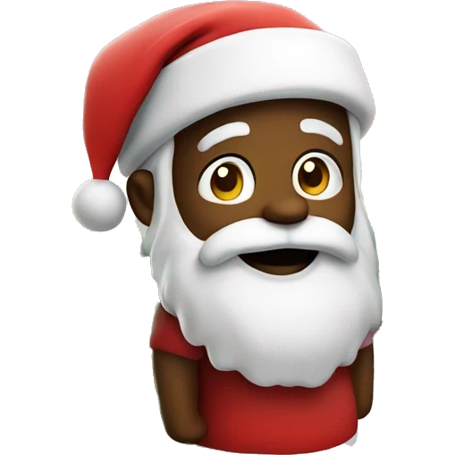 santa on an island emoji