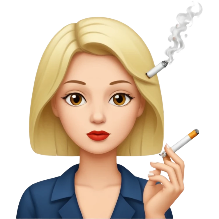 femme qui fume emoji
