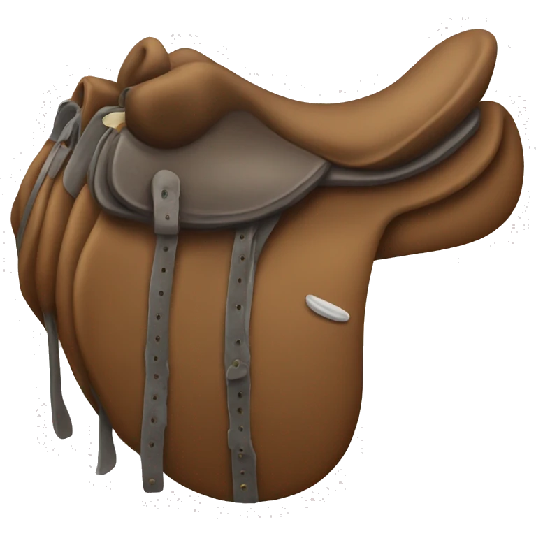 Horse saddle emoji