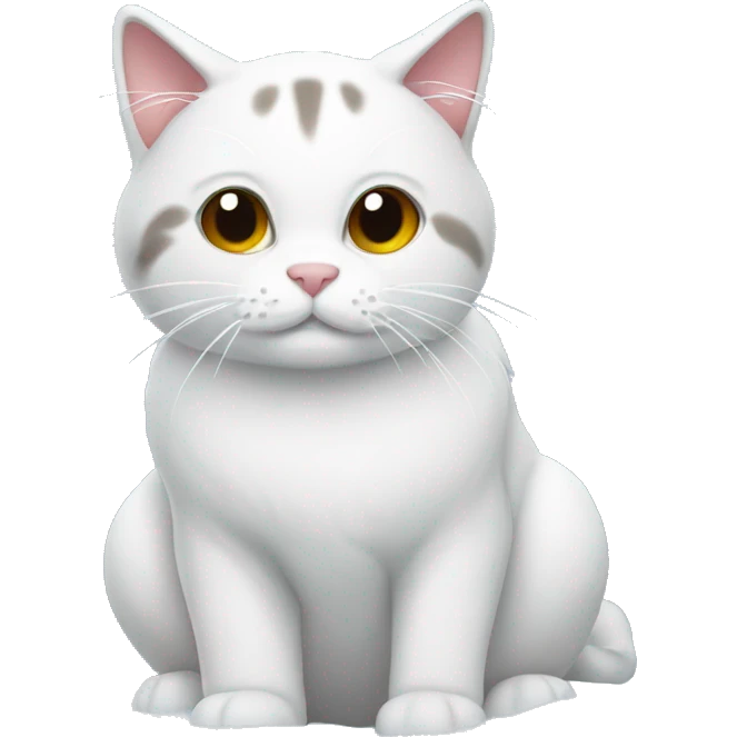 Cat with snow  emoji