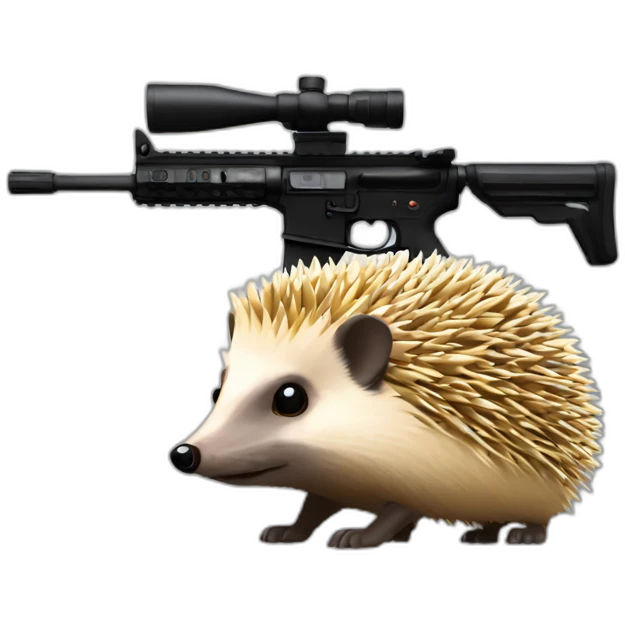hedgehog ar15 emoji
