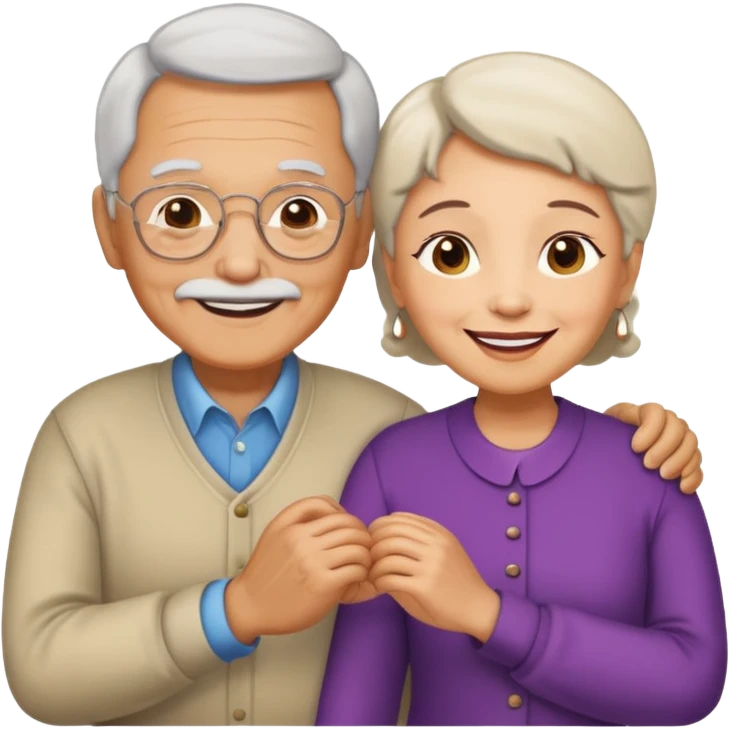  light skin grandparents emoji