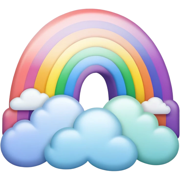 Neutral rainbow emoji
