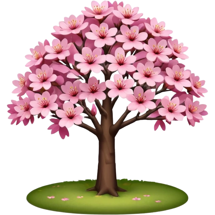 Sakura tree in the farden  emoji