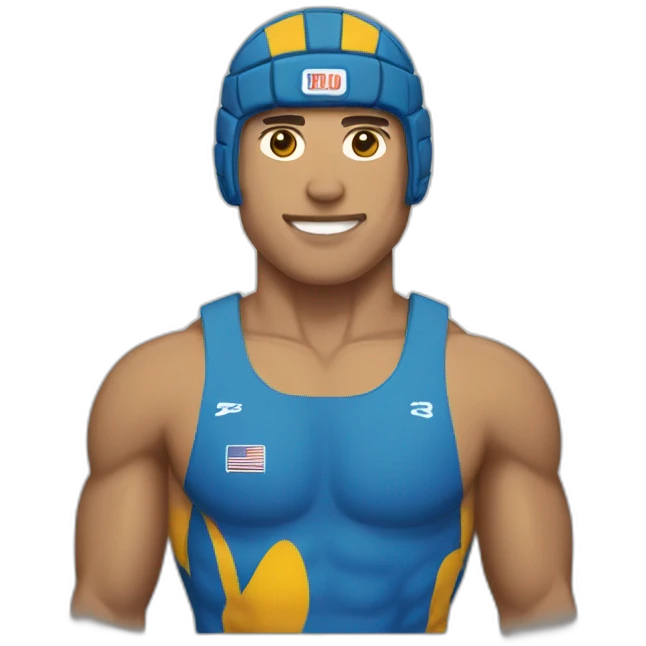 buff man body waterpolo emoji