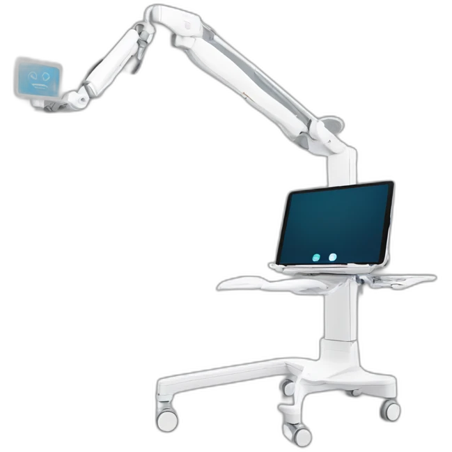 Telehealth cart ipad articulating arm emoji