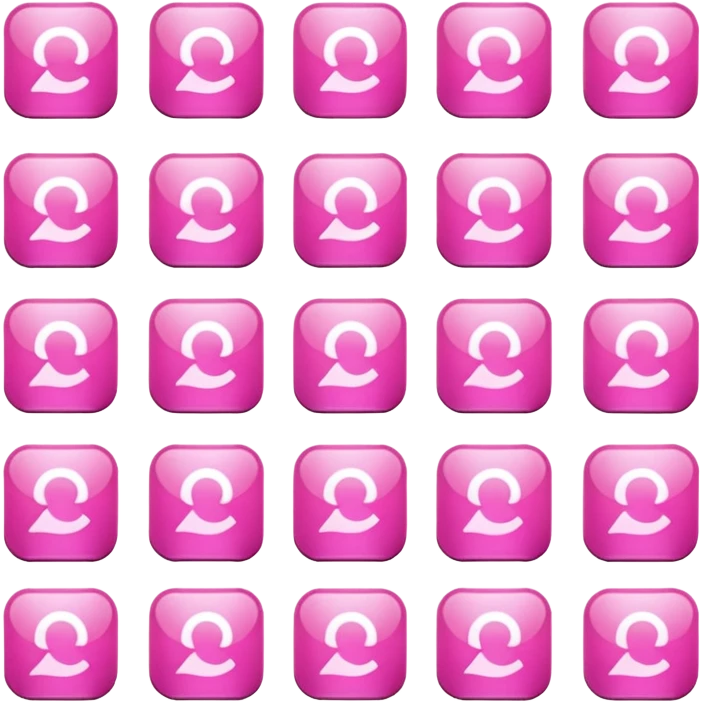 pink all apps emoji
