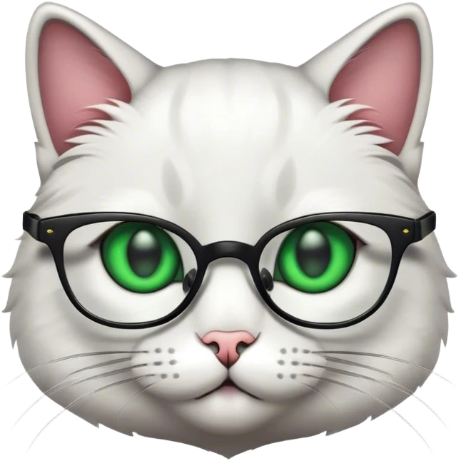 Gato con gafas emoji