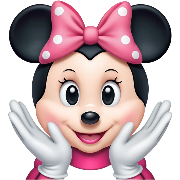 Minnie Mouse Face (From Disney) emoji