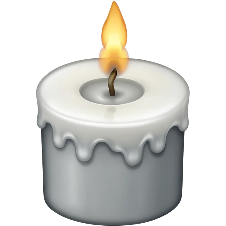 Candel without flame 🔥 only smoke emoji