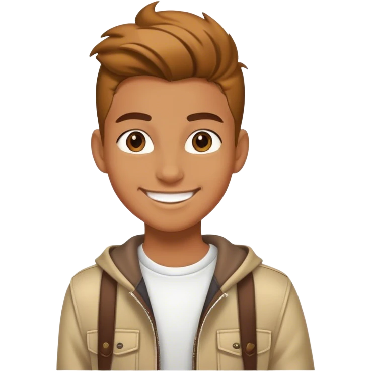 A super cool teen emoji