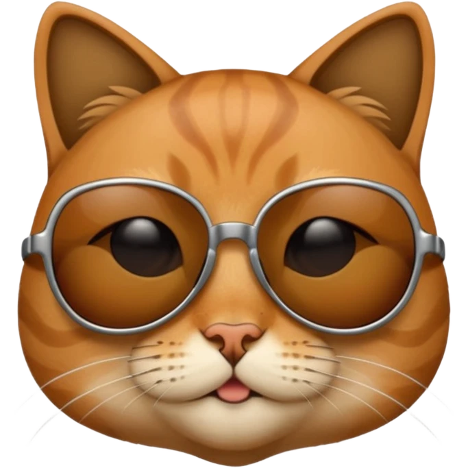 Cat wearing sunglasses emoji