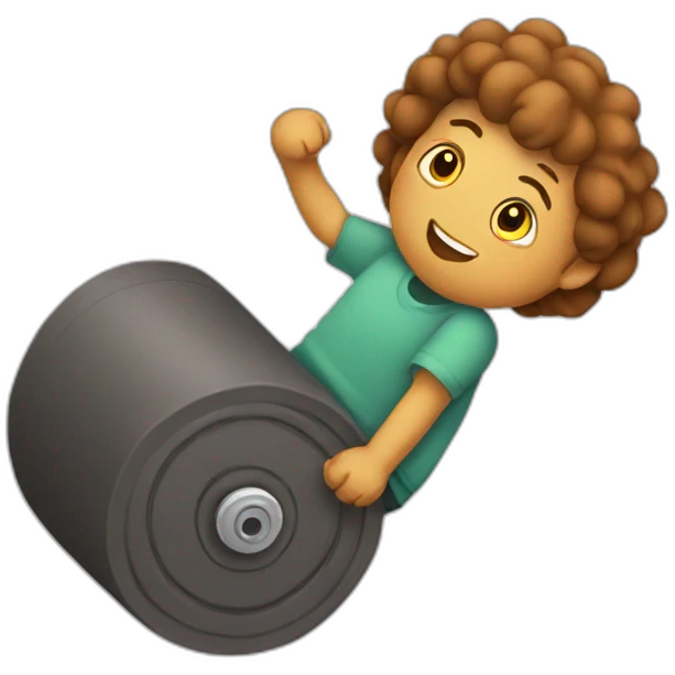 Someone rolling a join emoji