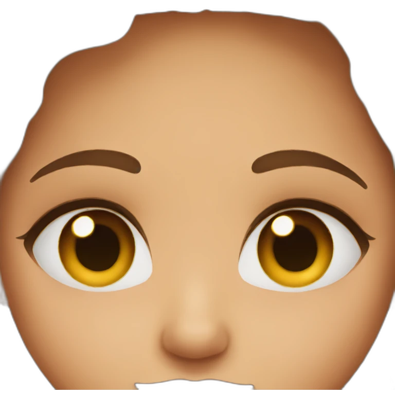 Brown eyed girl emoji