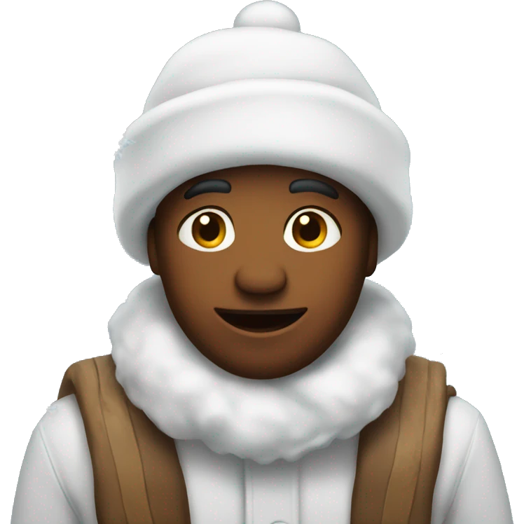 snowy christmas  emoji