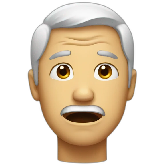 Man crying emoji