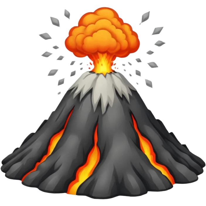 volcano emoji