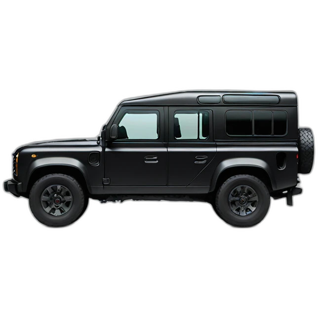 new defender 110 black emoji