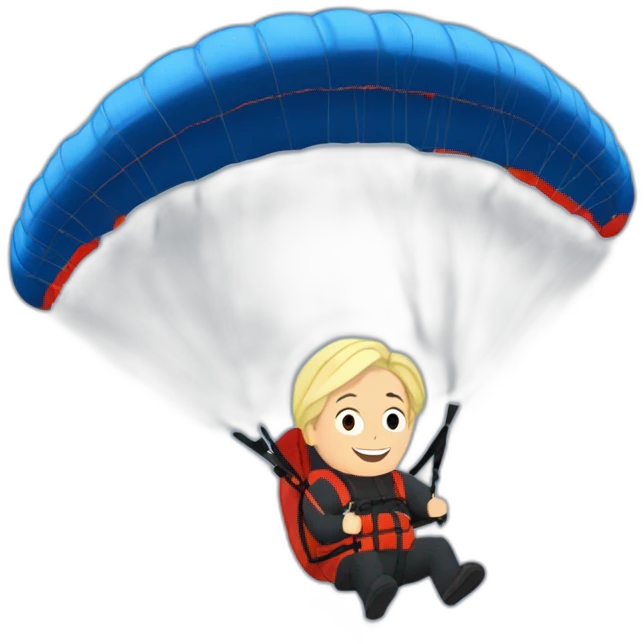 marine le pen paragliding emoji