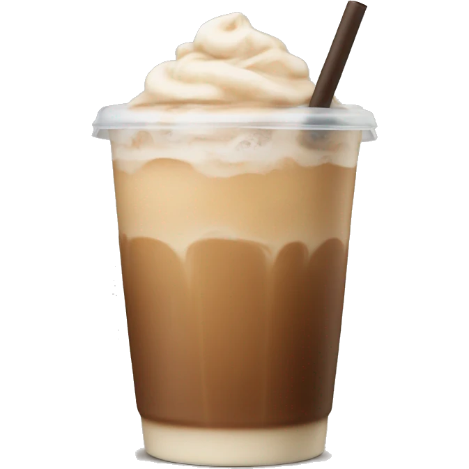 Iced latte  emoji