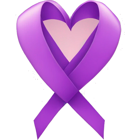 Ribbon with heart emoji