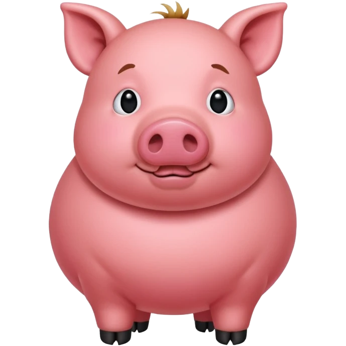 Cochon rouge  emoji