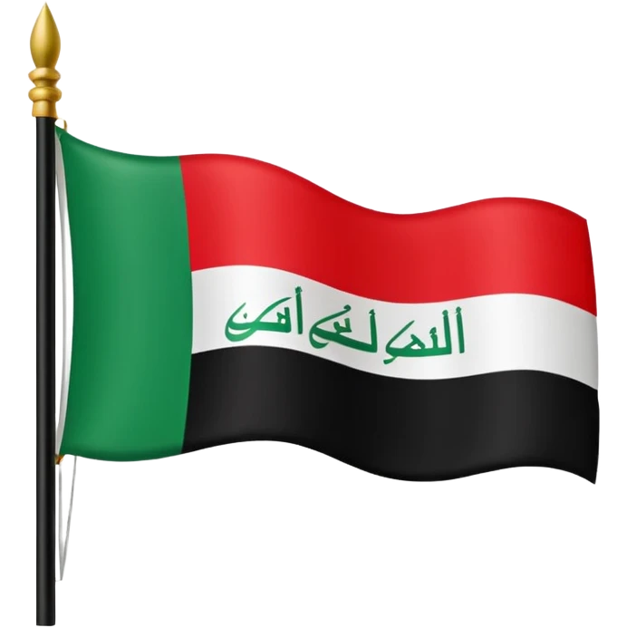 iraqi flag real one emoji