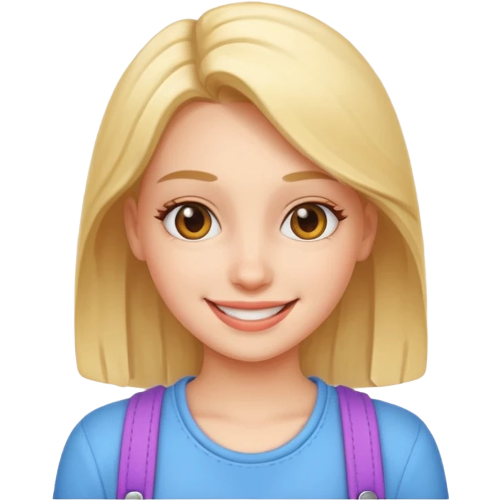 Cool girl emoji