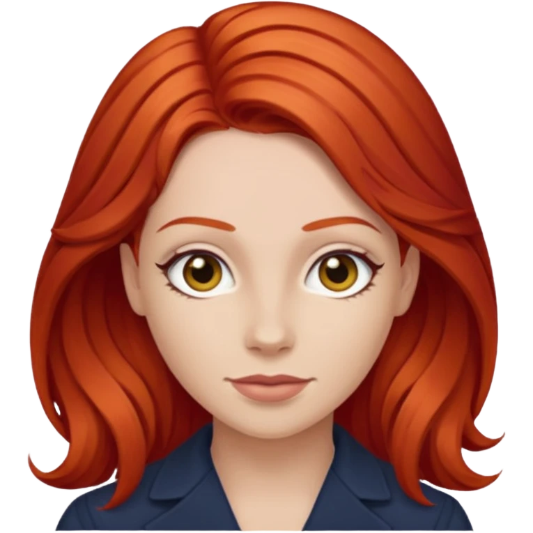 LaVerne Andrews with red hair emoji