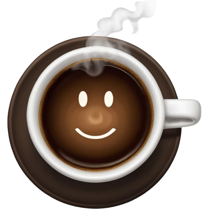 coffee cup seen from above emoji