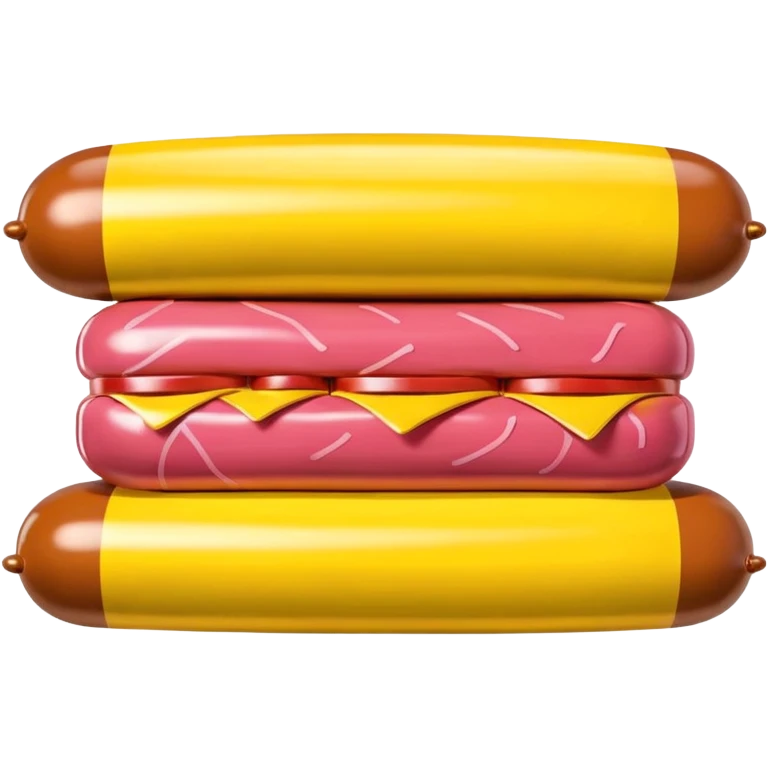  SPAM meat jeff koons style inflatable abstract art sculpture  emoji