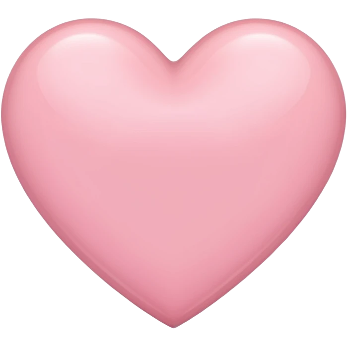 Light pink heart emoji