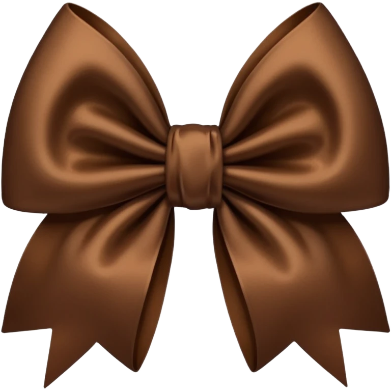 moño cafe oscuro emoji