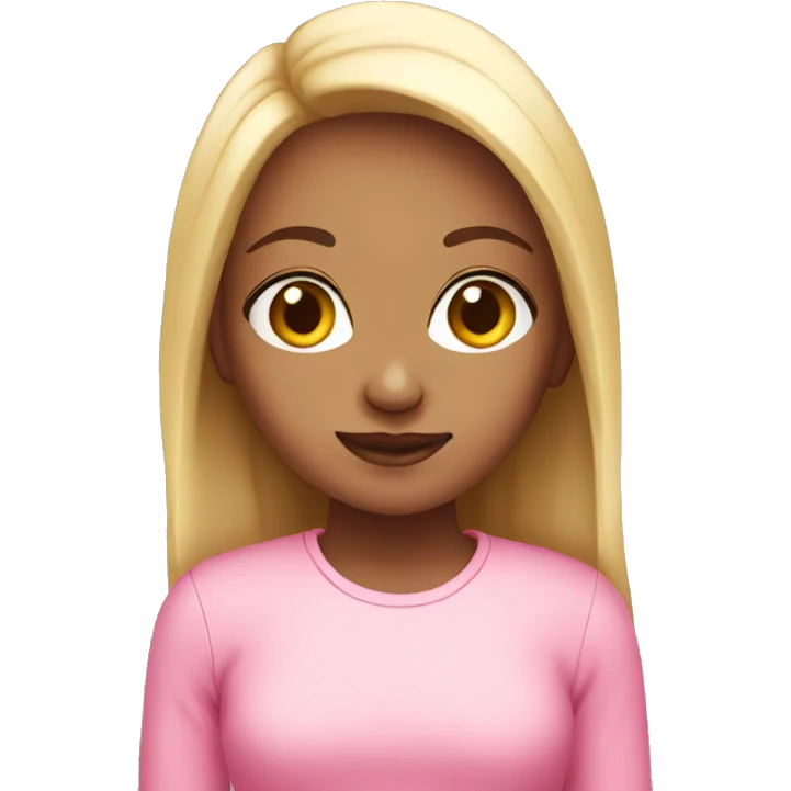 Girl pink emoji