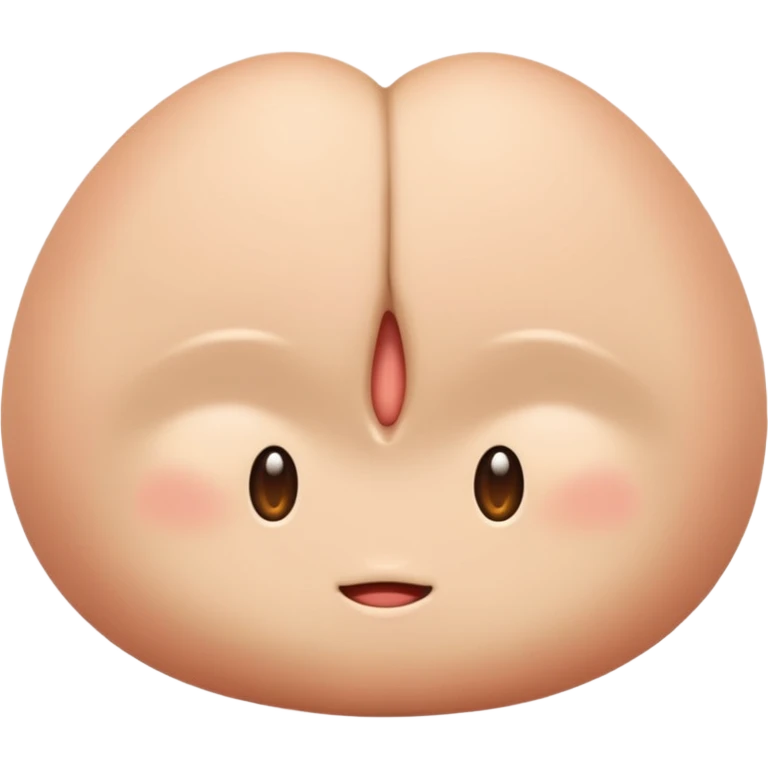 Create a butt emoji emoji
