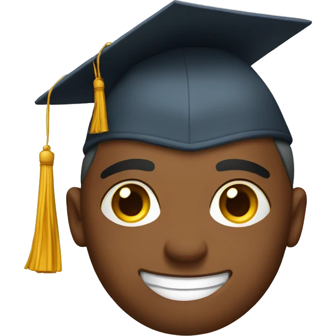 Graduating college with parents  emoji