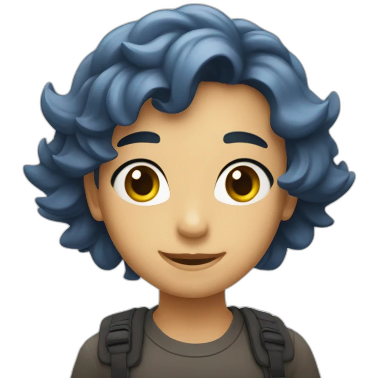 Une étoile à demi coloriée emoji