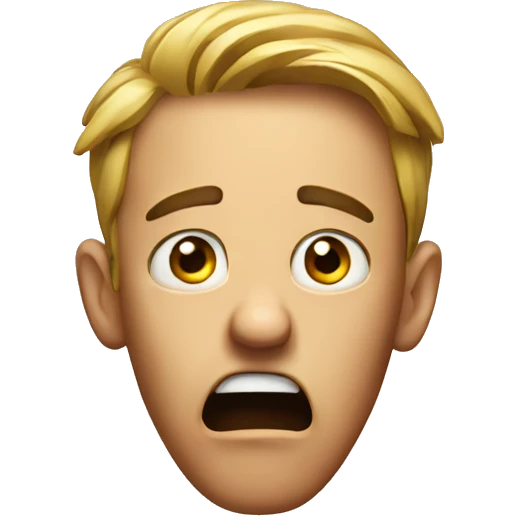 Shocked face emoji