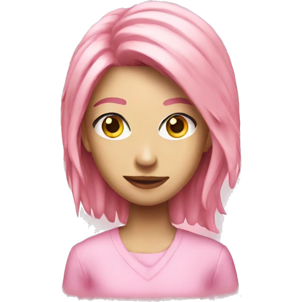 Pink emoji