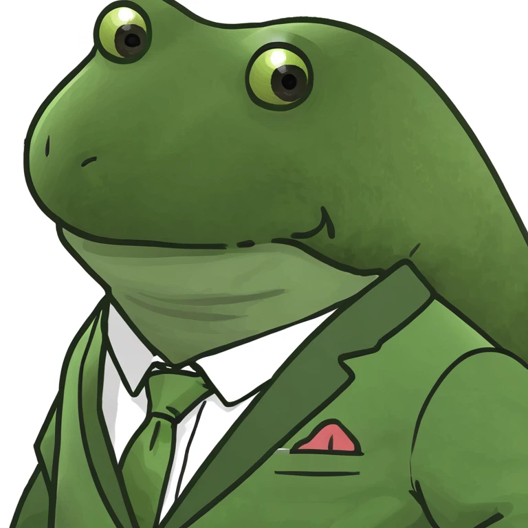 bufo in a japanese suit emoji