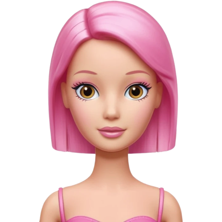 hairless barbie doll emoji