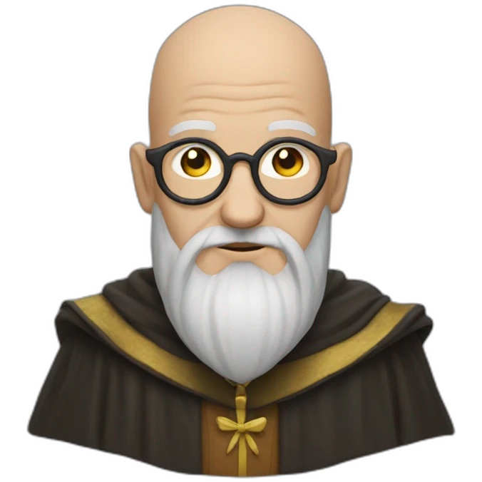 Bald wizard emoji