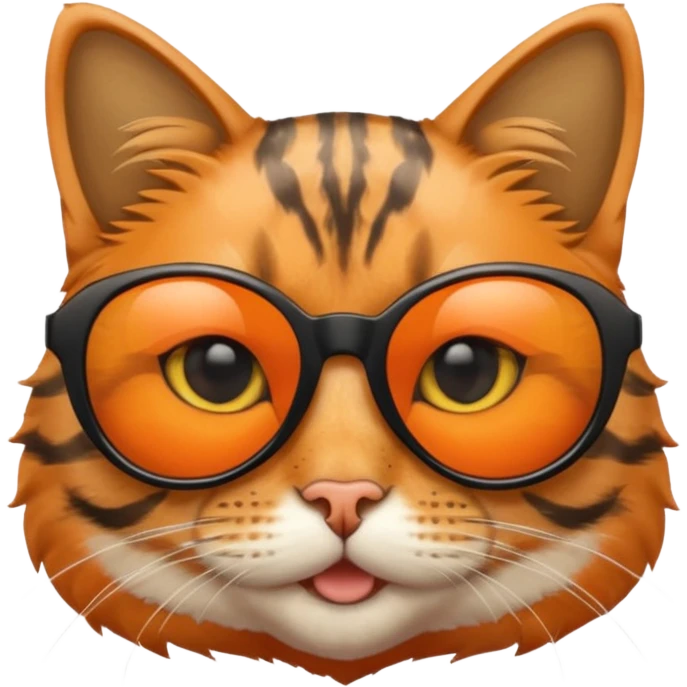Cat wearing sunglasses emoji