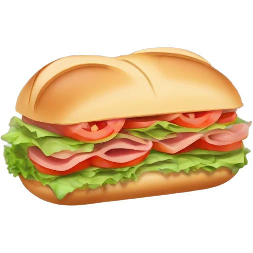 ciabatta sandwich emoji