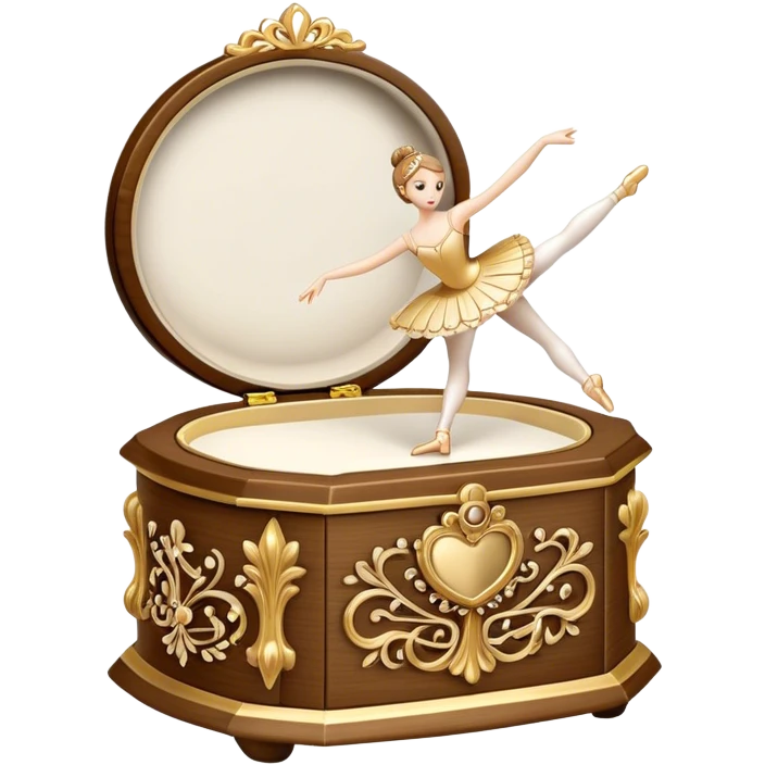 Ballet music box emoji