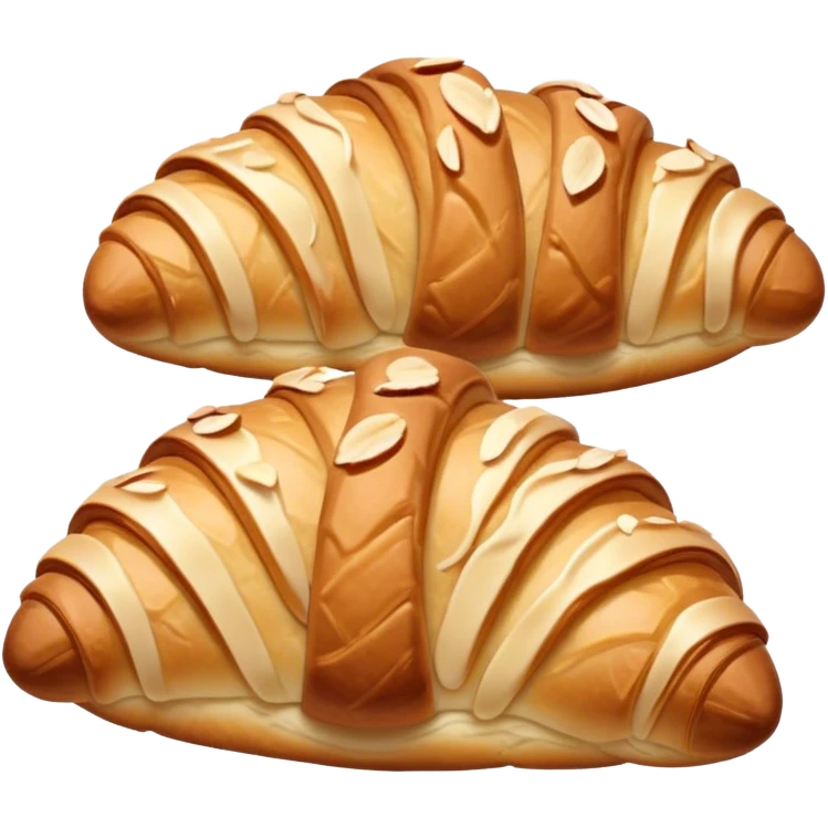 Delicious almond crossiant emoji