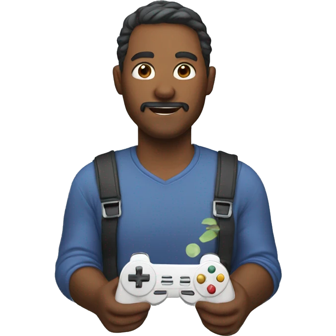 dad playing video games emoji
