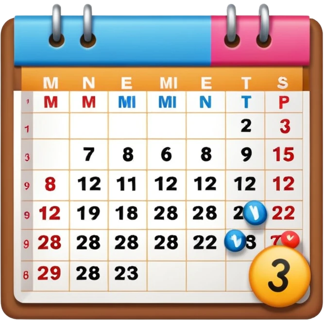 calendar emoji