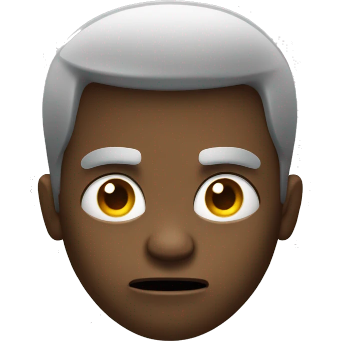 black man, he is angry and he play with his phone emoji
