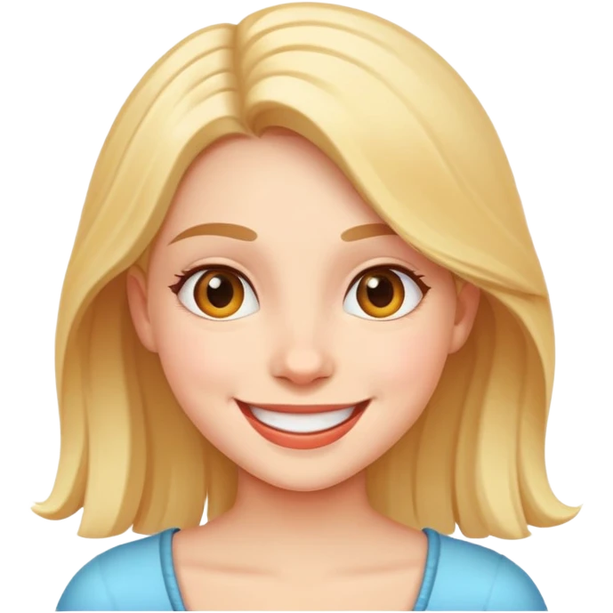 Girl who is overly happy  emoji
